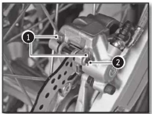 Sherco 250 SER (2017) - REINSTALLING THE FRONT AND REAR BRAKE PADS - 1