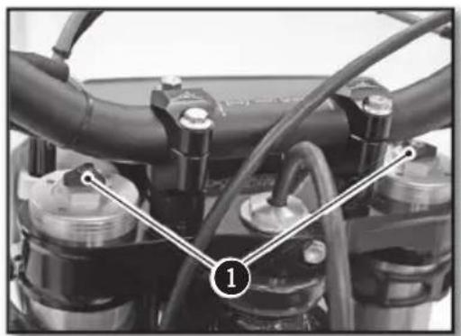 Sherco 250 SER (2017) - Réglage de la détente de la fourche - 1