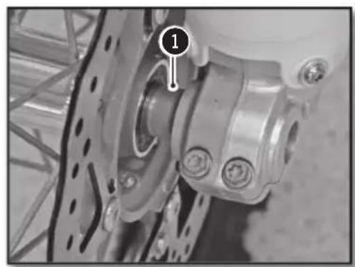 Sherco 250 SER (2017) - REMOVING THE FRONT WHEEL - 3