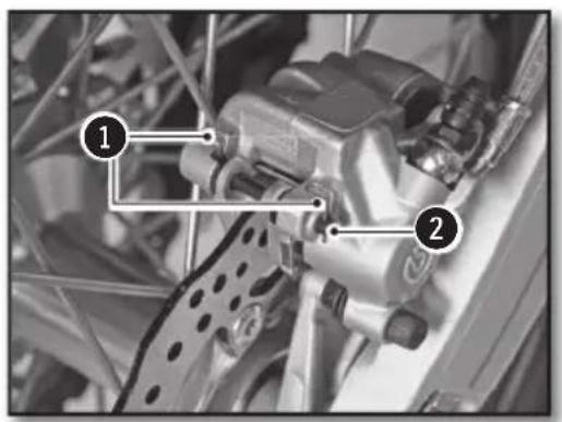 Sherco 250 SER (2017) - REMOVING THE FRONT AND REAR BRAKE PADS - 1