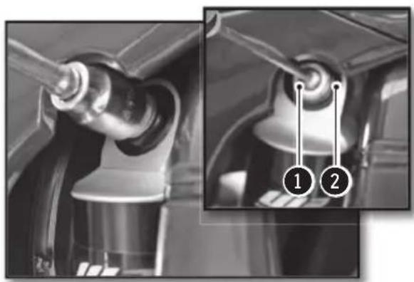 Sherco 250 SER (2017) - Réglage de la compression HAUTE vitesse de l'amortisseur - 1