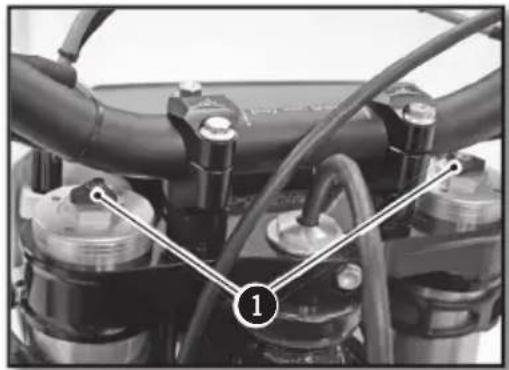Sherco 250 SER (2017) - FORK REBOUND ADJUSTMENT - 1