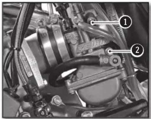 Sherco 250 SER (2017) - SETTING THE IDLE SPEED - 1