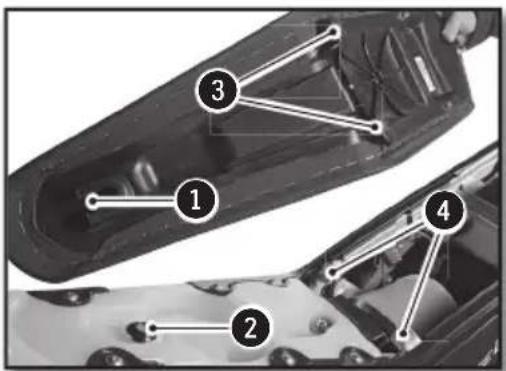 Sherco 250 SER (2017) - MONTAJE DEL SILLIN - 1