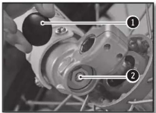 Sherco 250 SER (2017) - Réglage de la compression de la fourche - 1