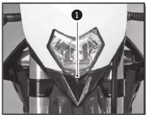 Sherco 250 SER (2017) - ADJUSTING THE HEADLIGHT BEAM - 1