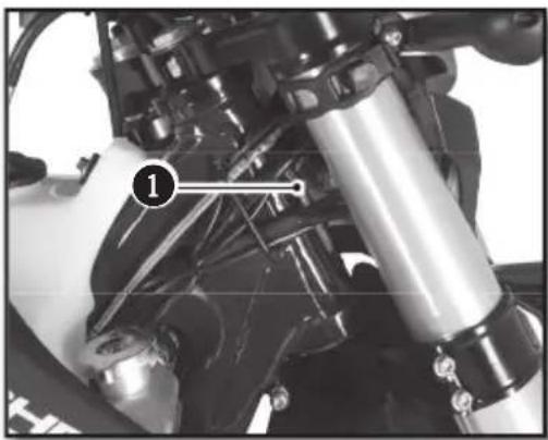 Sherco 250 SEFR (2017) - Vehicle serial number location - 1