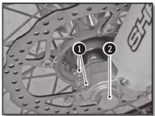 Sherco 250 SEFR (2017) - DESMONTAJE DE LA RUEDA DELANTERA - 1