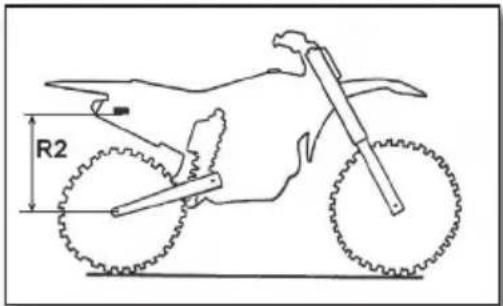 Sherco 250 SEFR (2017) - With the bike setting on its wheels - 1