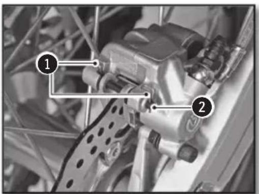 Sherco 250 SEFR (2017) - REINSTALLING THE FRONT AND REAR BRAKE PADS - 1