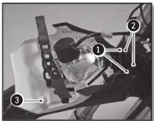 Sherco 250 SEFR (2017) - REINSTALLING THE HEADLIGHT HOUSING - 1
