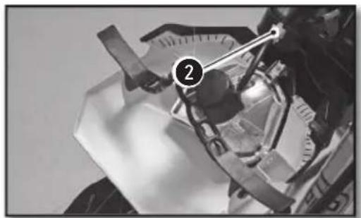 Sherco 250 SEFR (2017) - REMOVING THE HEADLIGHT HOUSING - 2