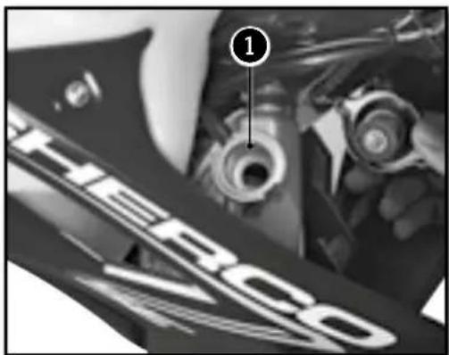 Sherco 250 SER (2016) - VIDANGE DU LIQUIDE DE REFROIDISSEMENT - 1