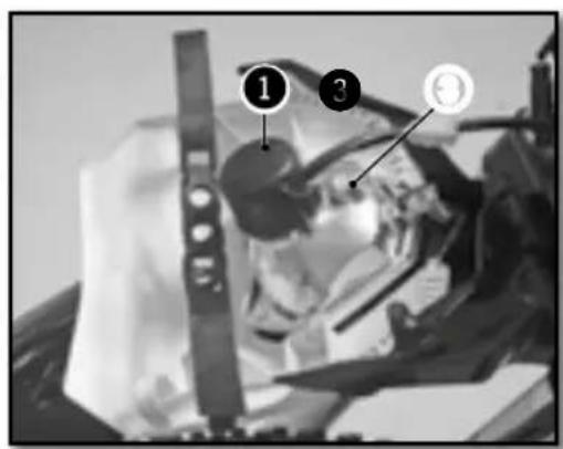 Sherco 250 SER (2016) - REMPACER L'AMPOULE DE PHARE OU LA VEILLEUSE - 1