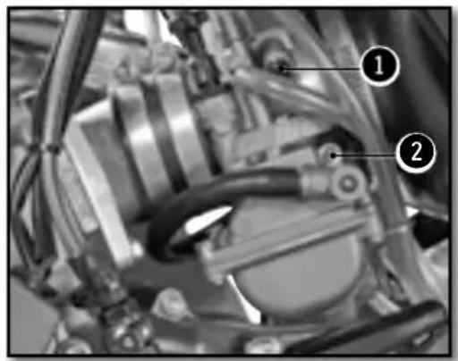 Sherco 250 SER (2016) - SETTING THE IDLE SPEED - 1