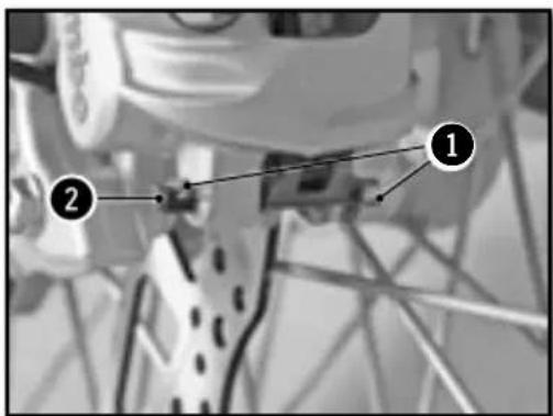 Sherco 250 SER (2016) - REMOVING THE FRONT AND REAR BRAKE PADS - 2