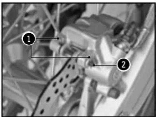 Sherco 250 SER (2016) - REINSTALLING THE FRONT AND REAR BRAKE PADS - 1