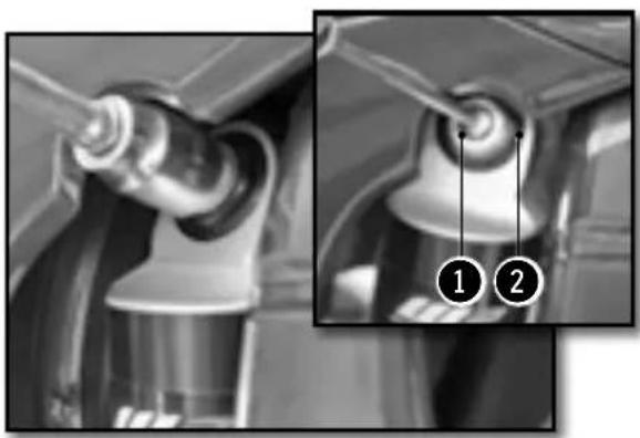 Sherco 250 SER (2016) - RéGLAGE DE LA COMPRESSION HAUTE VITESSE DE L'AMORTISSEUR - 1