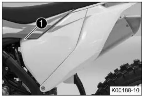KTM 250 SXF (2016) - 工アフルターニボックスカローの取り外し - 1