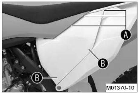 KTM 250 SXF (2016) - 工アフルルーダー一トクスカハの取付付 - 1