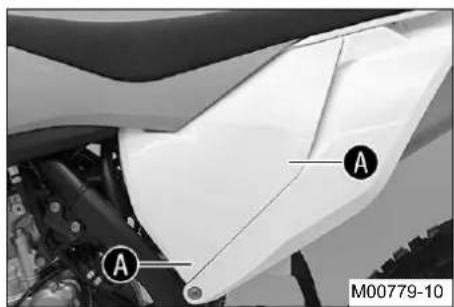 KTM 250 SXF (2016) - 工アフルターニボックスカローの取り外し - 2