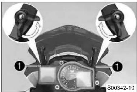 KTM 1190 Adventure R (2013) - ユイドシルトを調節する - 1