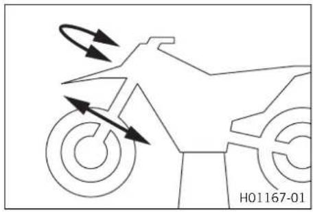 KTM 125 SX (2017) - TRAVAUX D'ENTRETIEN SUR LA PARTIE-CYCLE - 1