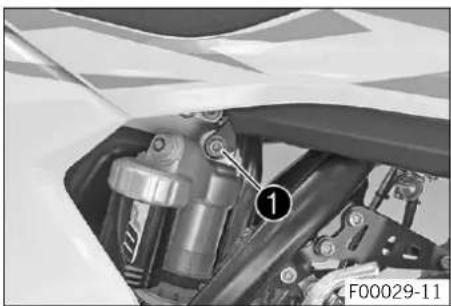 KTM 125 SX (2017) - Monter l'amortisseur - 3