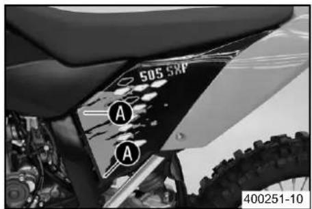 KTM 505 XCF (2008) - Aphiεση κατακιου kοιου φιλτρου ερα - 1