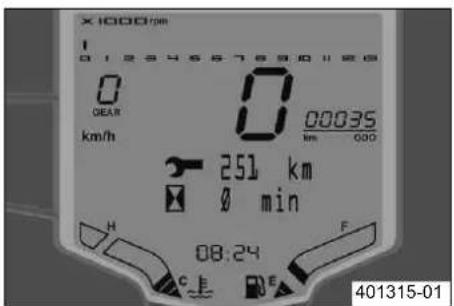 KTM 125 Duke (2011) - Mevou oepis / xpovs obynons - 1