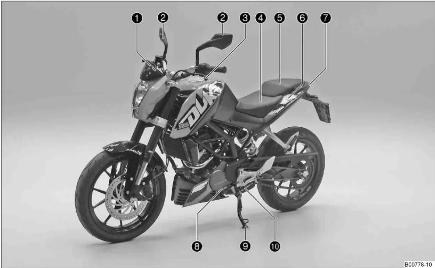 KTM 125 Duke (2011) - EMΦANIISH OXHMATOSE 12 - 1