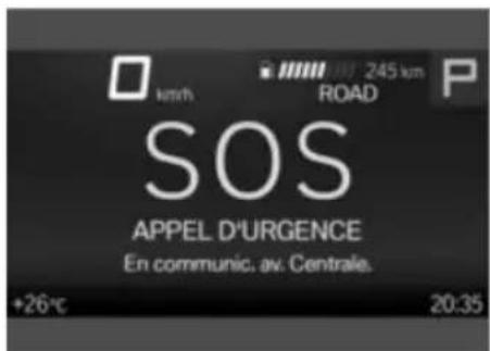 BMW R 1200 GS Adventure (2017) - Appel d'urgence manuel Condition préalable - 2