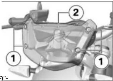 BMW R 1200 R (2017) - Remplacer la lampe du feu de position - 15