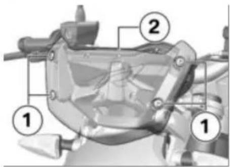 BMW R 1200 R (2017) - Remplacer la lampe du feu de position - 1