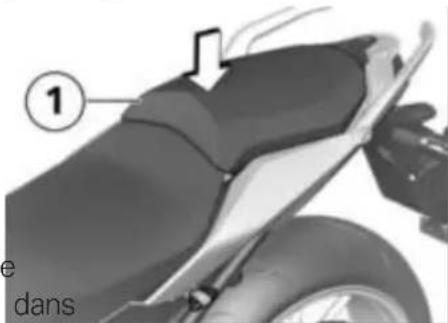 BMW R 1200 R (2017) - Montage de la selle passager - 1