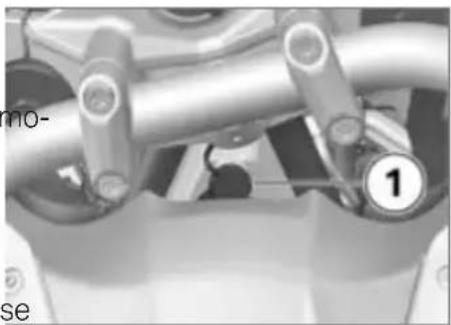 BMW R 1200 R (2017) - Faire l'appoint de liquide de refroidissement - 1