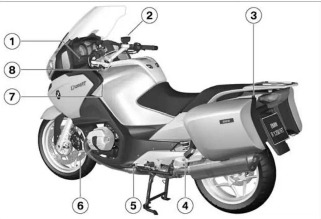 BMW R 1200 RT (2009) - 全体圆 - 1