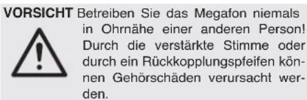 Monacor TXM48 - Hinweise für den sicheren Gebrauch - 1