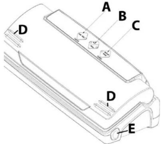 CASO VC11 - C Vacuum&amp; Seal/Cancel (Vakuum &amp; Schweiben / Abbrechen): - 1