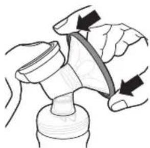 PHILIPS AVENT SCD223 - Assembling the manual breast pump - 8