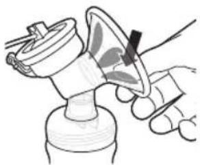 PHILIPS AVENT SCD223 - Assembling the breast pump - 10