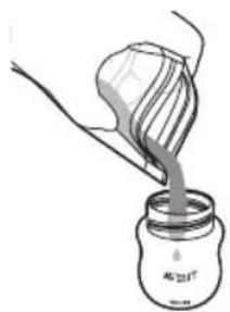 PHILIPS AVENT SCD223 - Pouring milk from the breast milk bag - 2