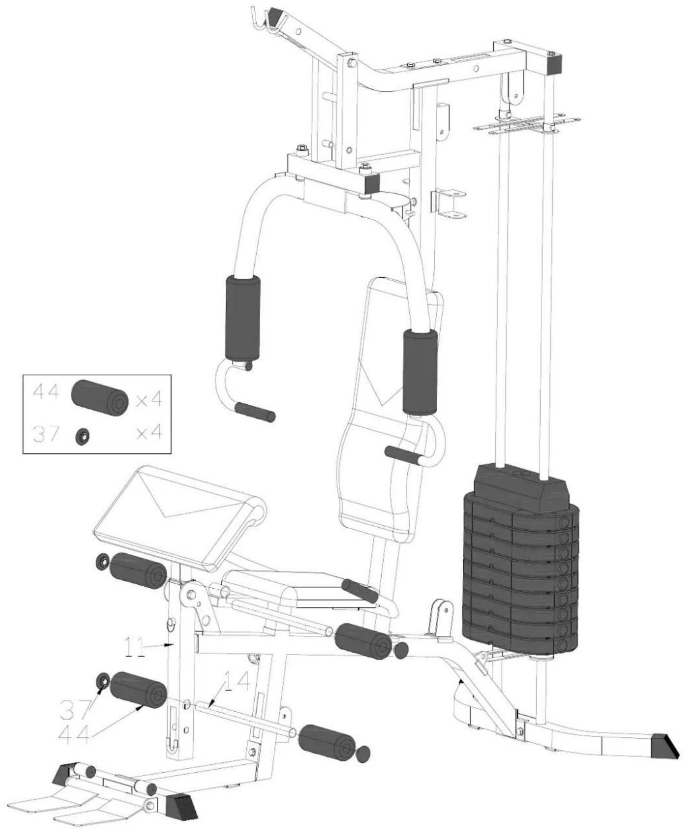 DKN Studio 7300 - Consult your physician before starting with any exercise programme. He can advise on the kind of training and which impact is suitable. - 12