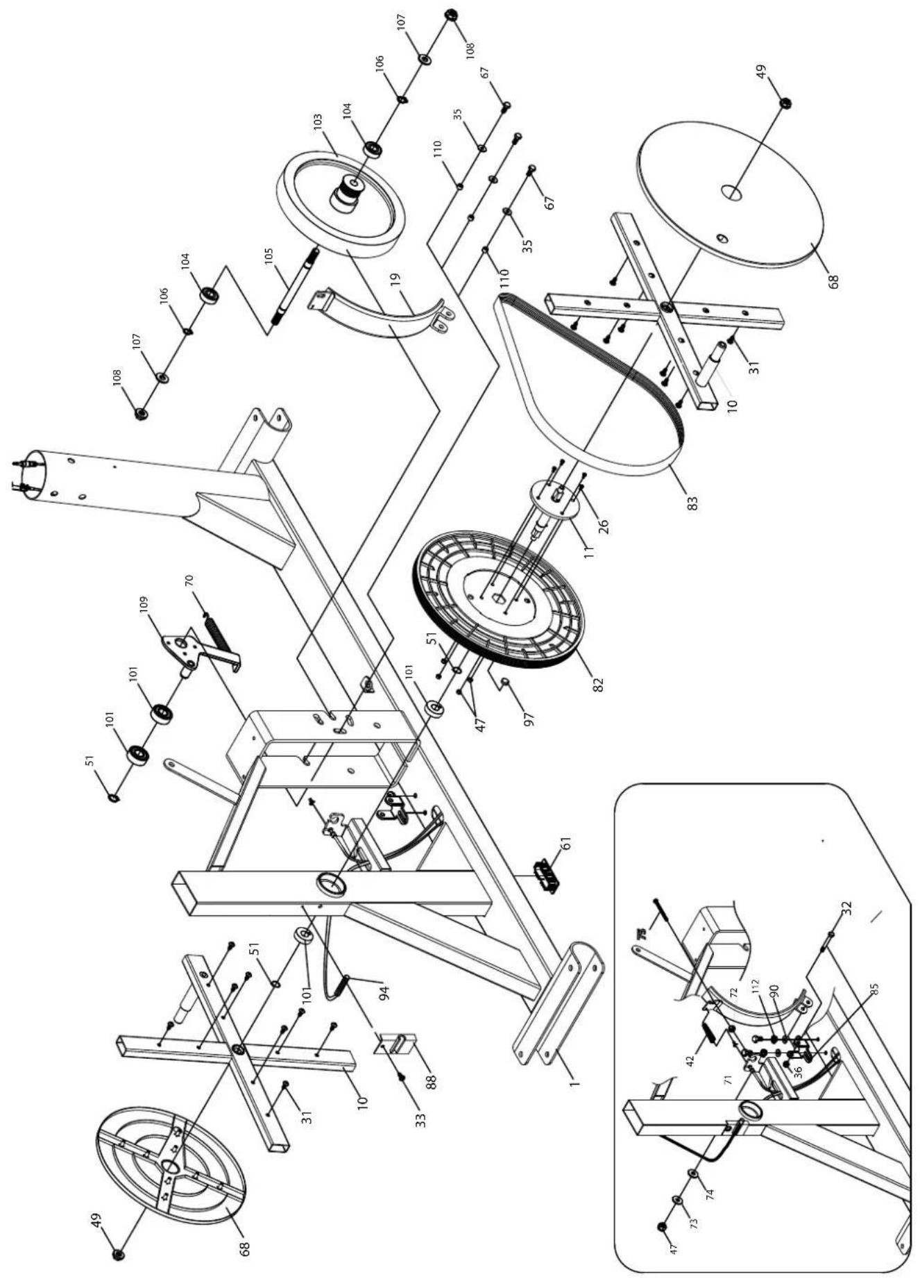 Bremshey Orbit Ambition 16 - PARTS LIST - 2