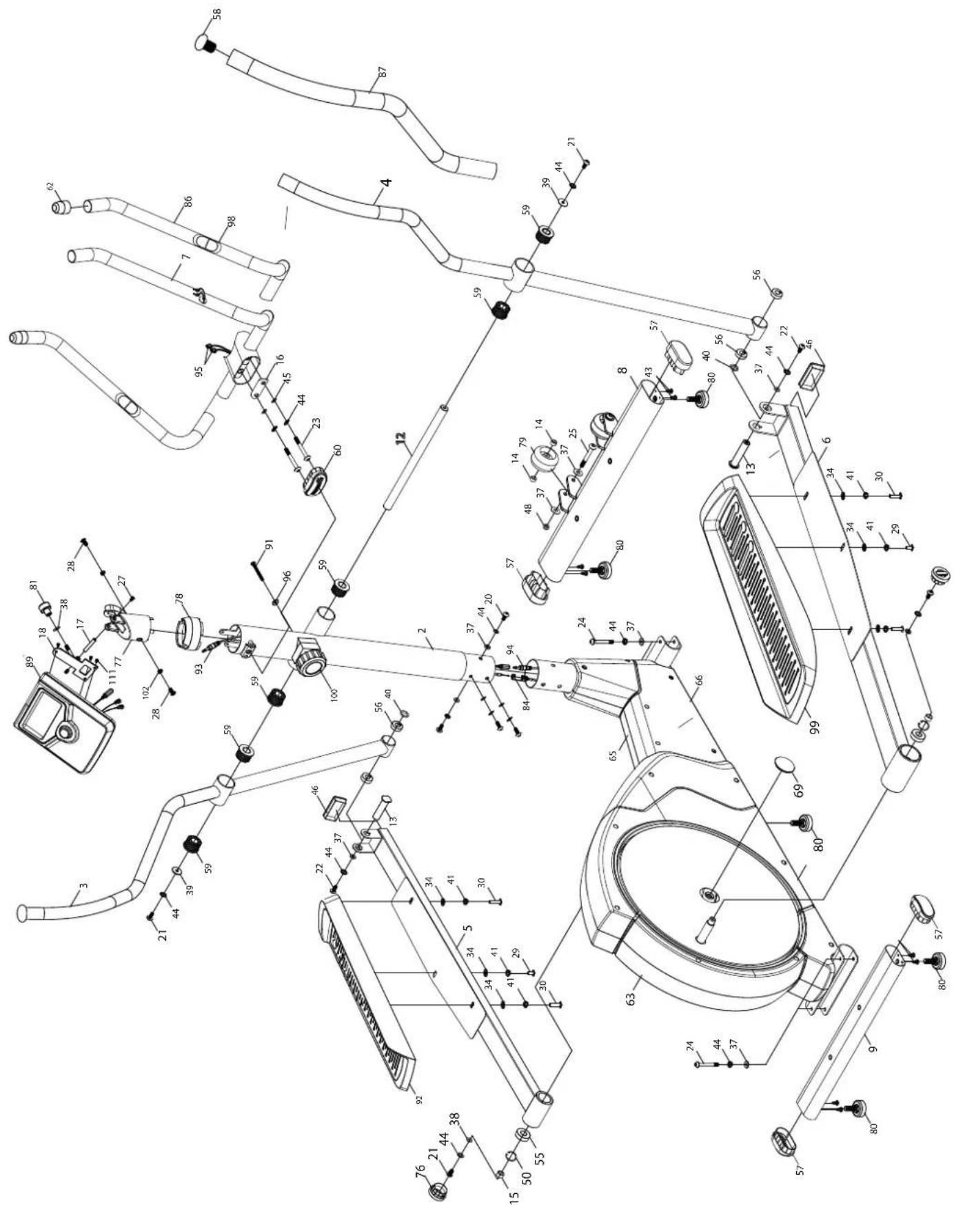 Bremshey Orbit Ambition 16 - PARTS LIST - 1
