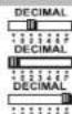 CANON CP1250D - INTERRUPTOR SELECTOR DE PUNTO DECIMAL - 1