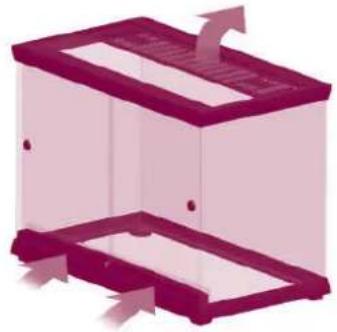 Ferplast Explora 60 - Ouvertures pour l'insertion de spots en option - 2