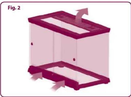 Ferplast Explora 50 - Ouvertures pour l'insertion de spots en option - 2