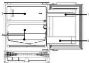 CANDY CRU 164 NEK - Compartmento refrigerado - 1
