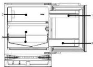 CANDY CRU 164 NEK - Cold storage compartment - 1